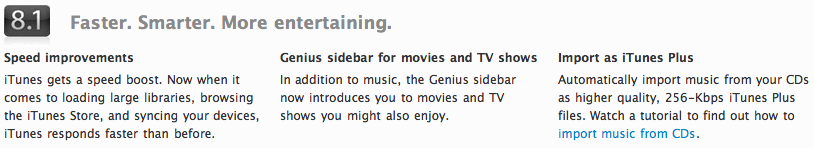 iTunes 8.1