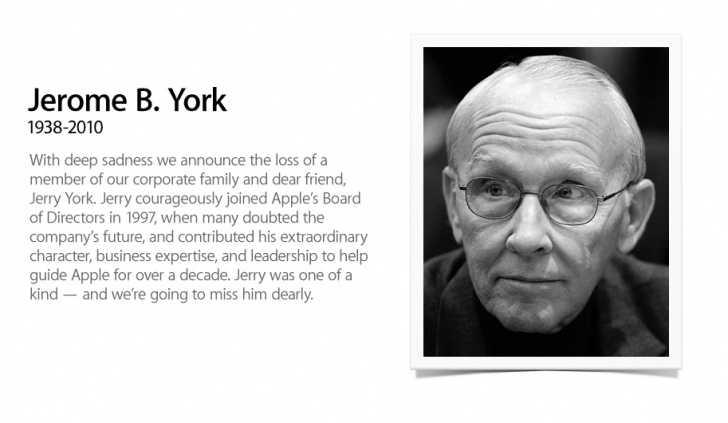Jerry York Apple.com Screenshot Jerry York on Apple.com
