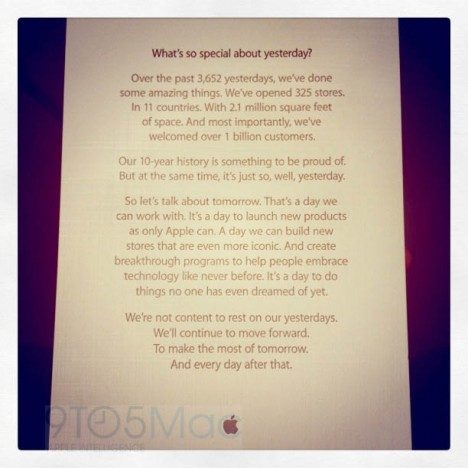 What's so special about yesterday? Inspirational note What's so special about yesterday? Inspirational note