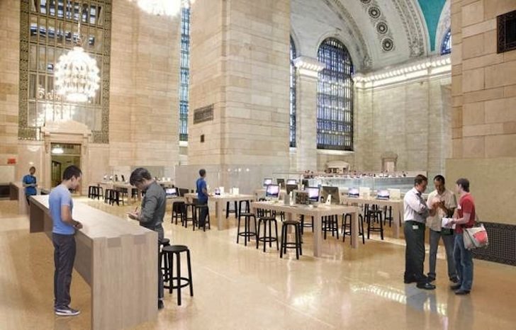 Rendering of Grand Central Terminal Apple Store