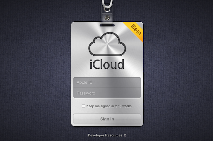 iCloud Beta login iCloud beta login