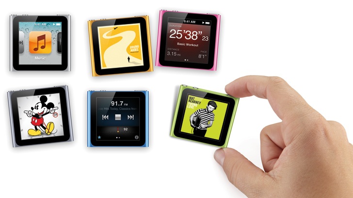iPod nano 2011 lineup iPod nano 2011 lineup