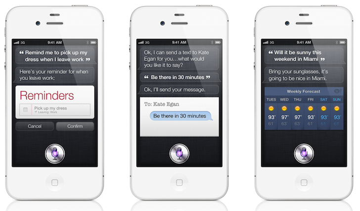 Siri on the iPhone 4S Siri on the iPhone 4S