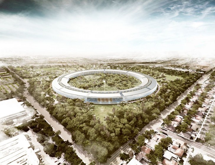 Rendering of Apple's new HQ Rendering of Apple's new HQ