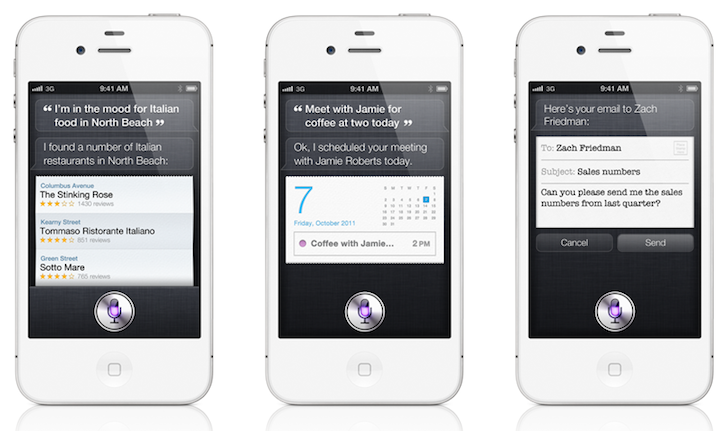 Siri on the iPhone 4S Siri on the iPhone 4S