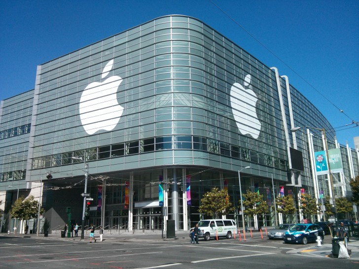Moscone West dressed up for WWDC 2013