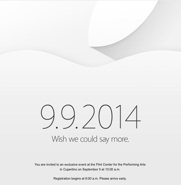 Event Invite for September 9th