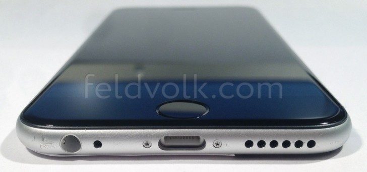 iPhone 6 from bottom up