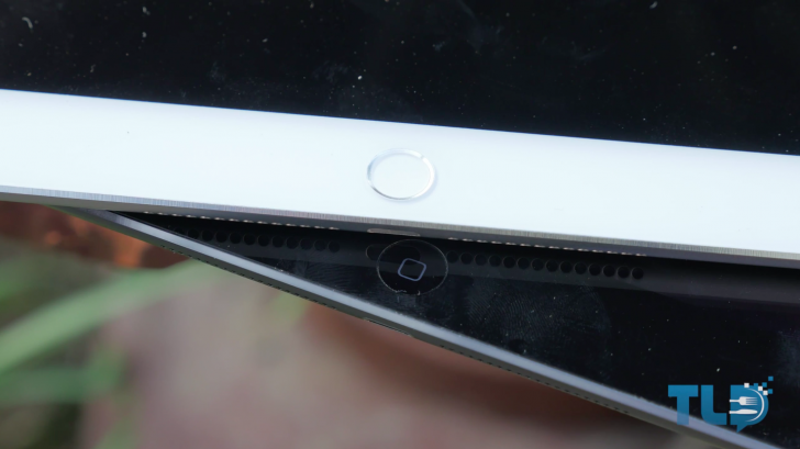 iPad Air 2 with Touch ID | Image from video of dummy model