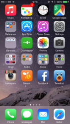 iPhone End of 2014 Homescreen