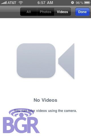 iPhone Video Recordings