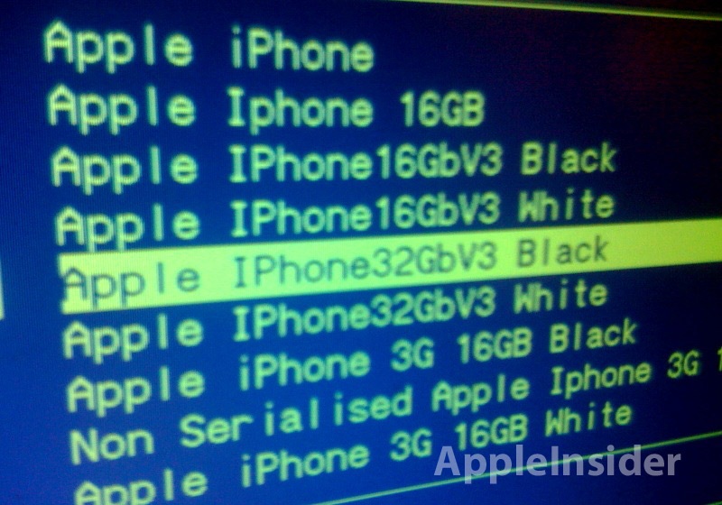 32GB iPhone