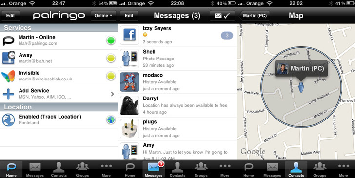 Palringo iPhone app