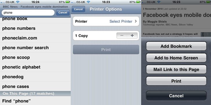 iOS 4.2 running on iPhone 4 iOS 4.2 running on iPhone 4