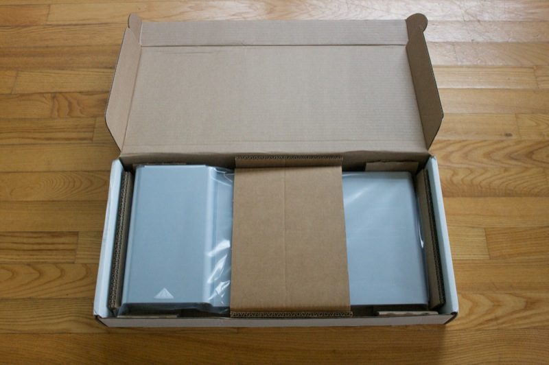 Opened box