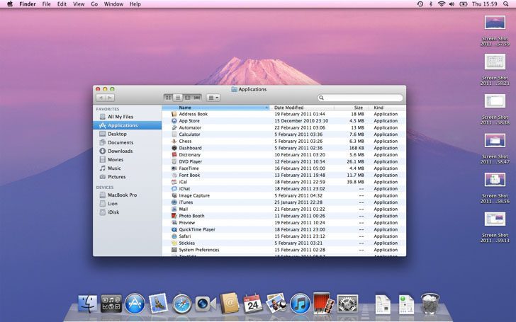 Mac OS X Lion Mac OS X Lion
