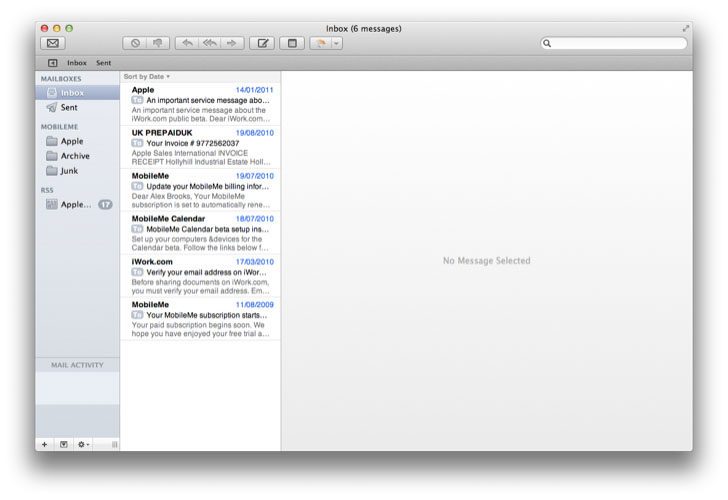 Mac OS X Lion Mac OS X Lion