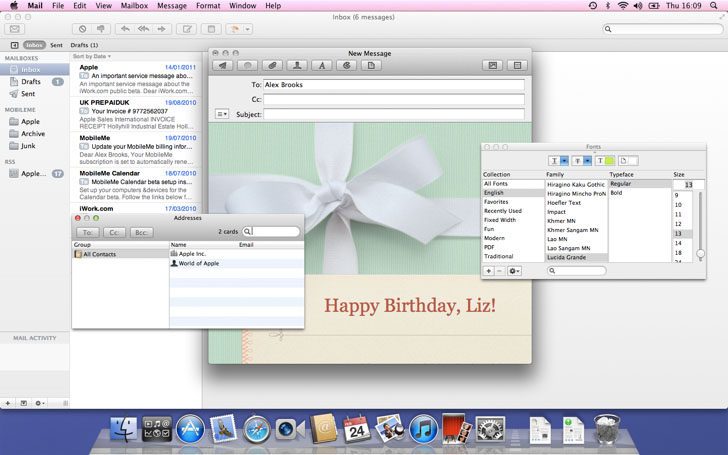 Mac OS X Lion Mac OS X Lion
