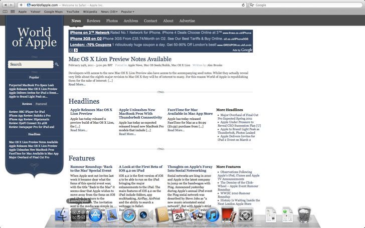 Mac OS X Lion Mac OS X Lion