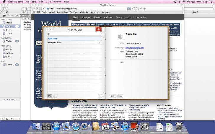 Mac OS X Lion Mac OS X Lion