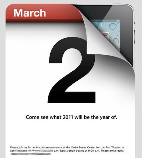 March 2 iPad Event Invite March 2 iPad Event Invite