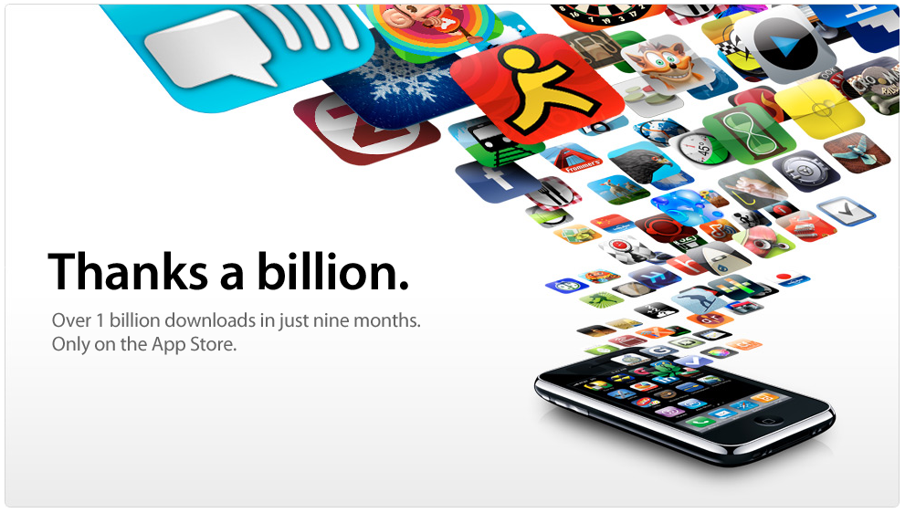 One Billion Apps Downloaded