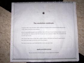 Apple advertises in The Record for iPhone team