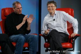 Steve Jobs and Bill Gates share stage at D: All Things Digital Conference