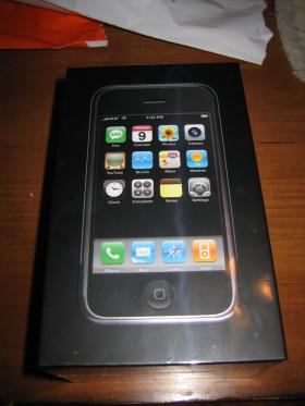 Outside of iPhone packaging