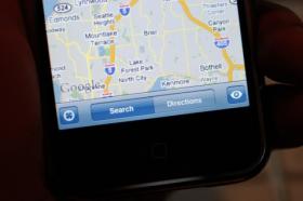 New Google Maps interface