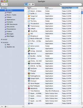 Spotlight continues to be tweaked in Leopard builds