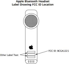 Drawing of Bluetooth Headset from FCC Documents