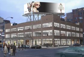 Rendering of building that Apple will use as retail space