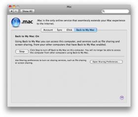.Mac and the Back to Mac feature announced at WWDC 2007 is now fully functioning