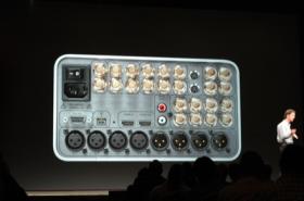 Rear of ioHD shown during Apple's Keynote yesterday | Photo courtesy Engadget