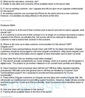 AT&T Q&A | Courtesy of Engadget Mobile