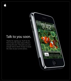 Talk to you soon - teaser email from Apple