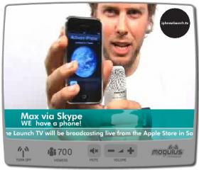 iphonelaunch.tv shows off first iPhone in public