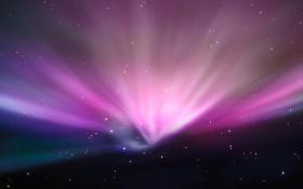 Apple has added a new space themed Desktop picture to this build.