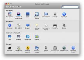 9A527 System Preferences