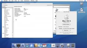 Mac OS X running on an Apple TV