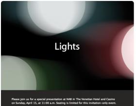 NAB 2007 Special Event Invite