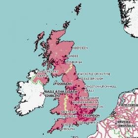 O2 UK 3G Coverage