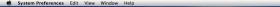 Opaque menubar