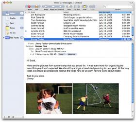 Mail.app on Mac OS X 10.5 Leopard