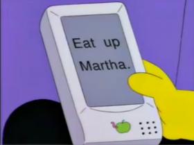 Newton on the Simpsons