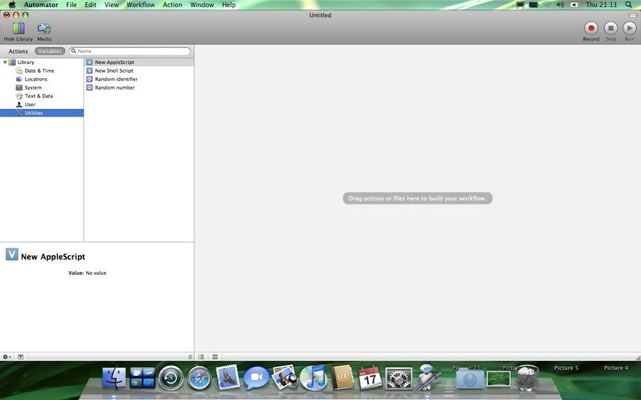 Mac OS X Leopard — build 9A499 — photograph 14