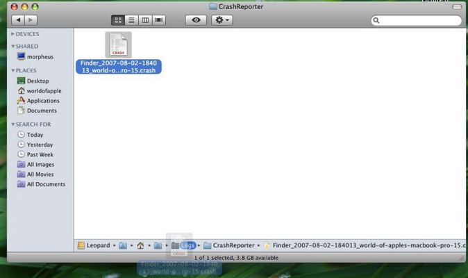 Mac OS X Leopard — build 9A499 — photograph 19