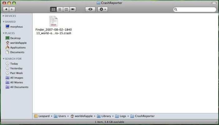 Mac OS X Leopard — build 9A499 — photograph 38