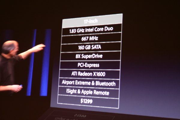 Macworld San Francisco 2006 — keynote — photograph 18